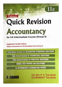 Read more about the article Quick Revision for Accountancy (CA Intermediate – Group II)